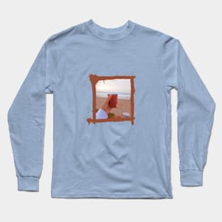 Coffee, Coastal Coffee: Embracing the Beach's Warmth, Sun, Sand Long Sleeve T-Shirt